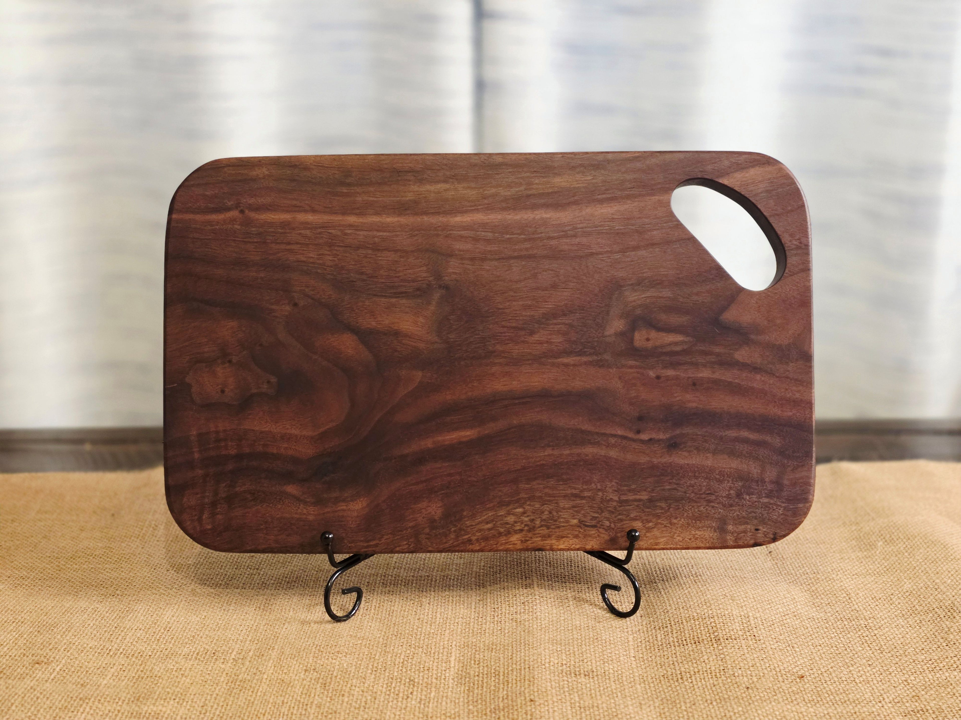 Solid Hardwood Reversible Cutting Board