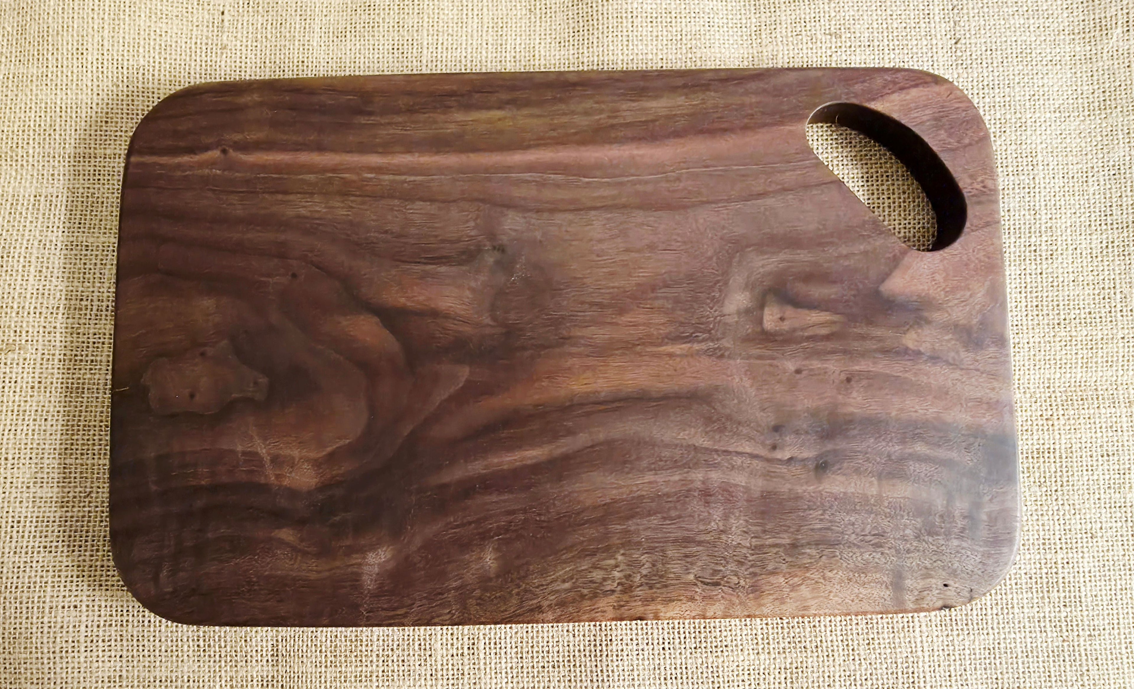 Solid Hardwood Reversible Cutting Board