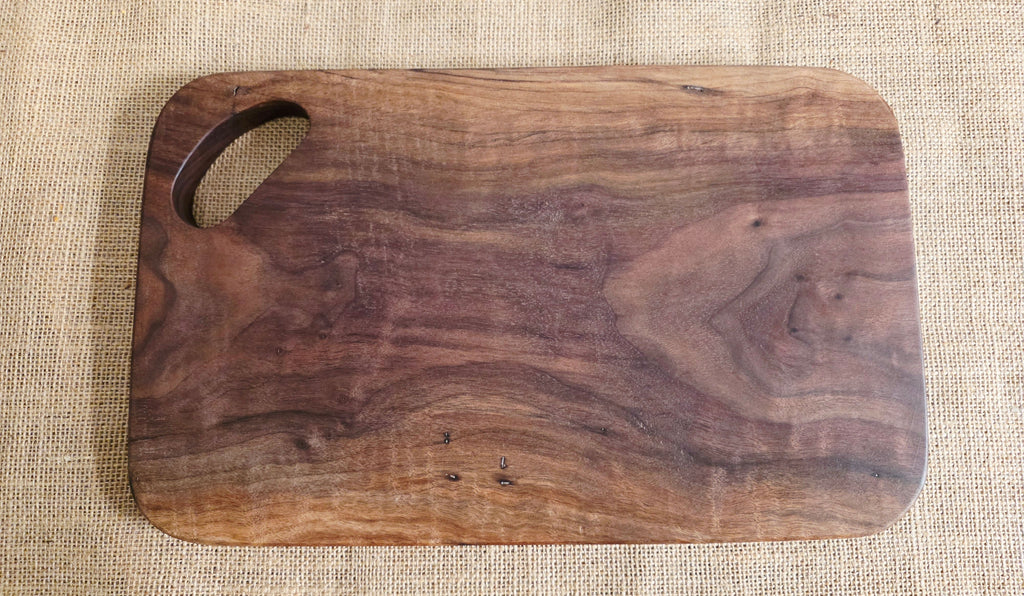 Solid Hardwood Reversible Cutting Board