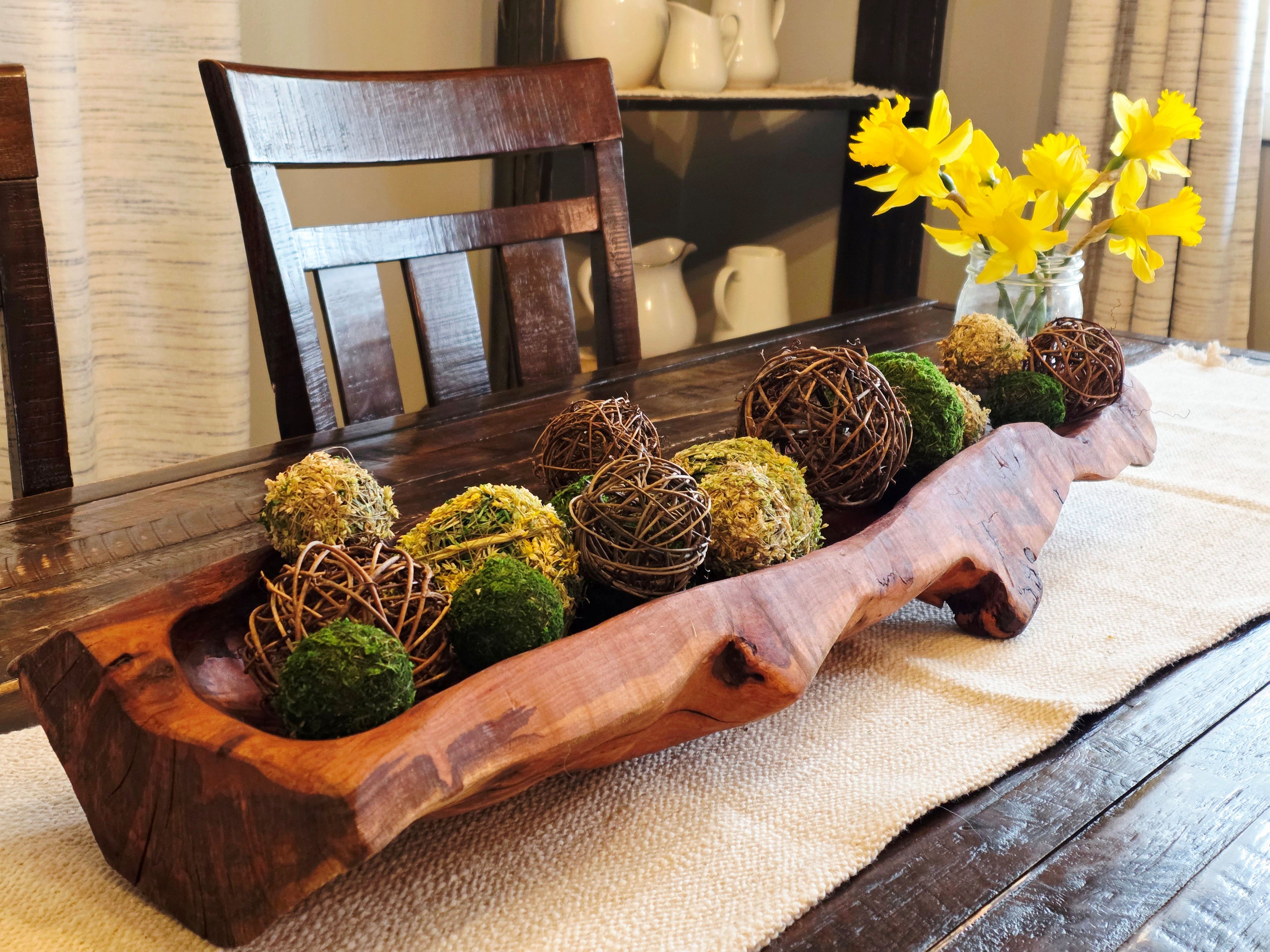 Large Plum Wood Bowl
