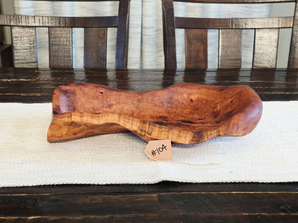 Medium Plum Wood Bowl