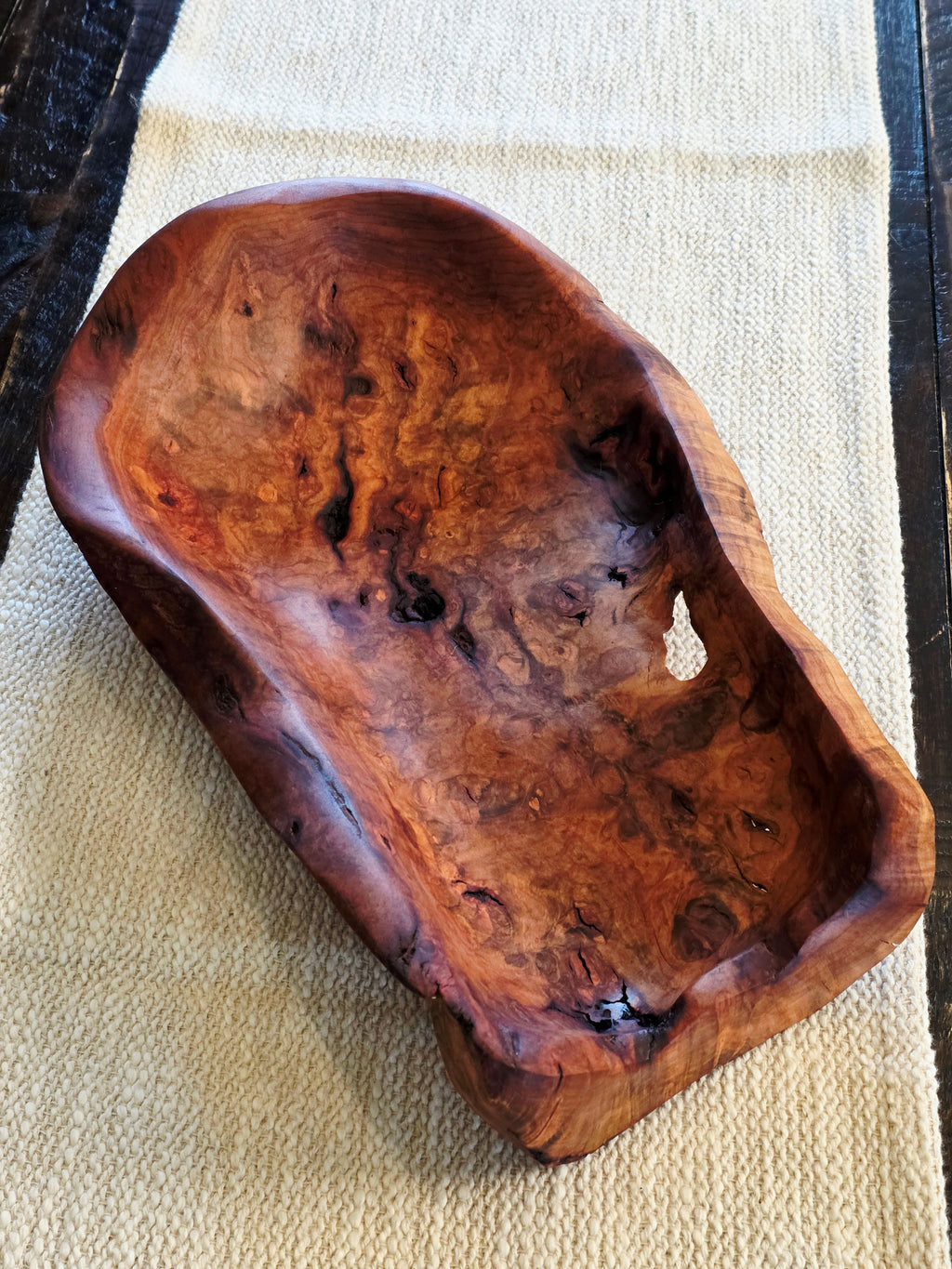 Medium Plum Wood Bowl