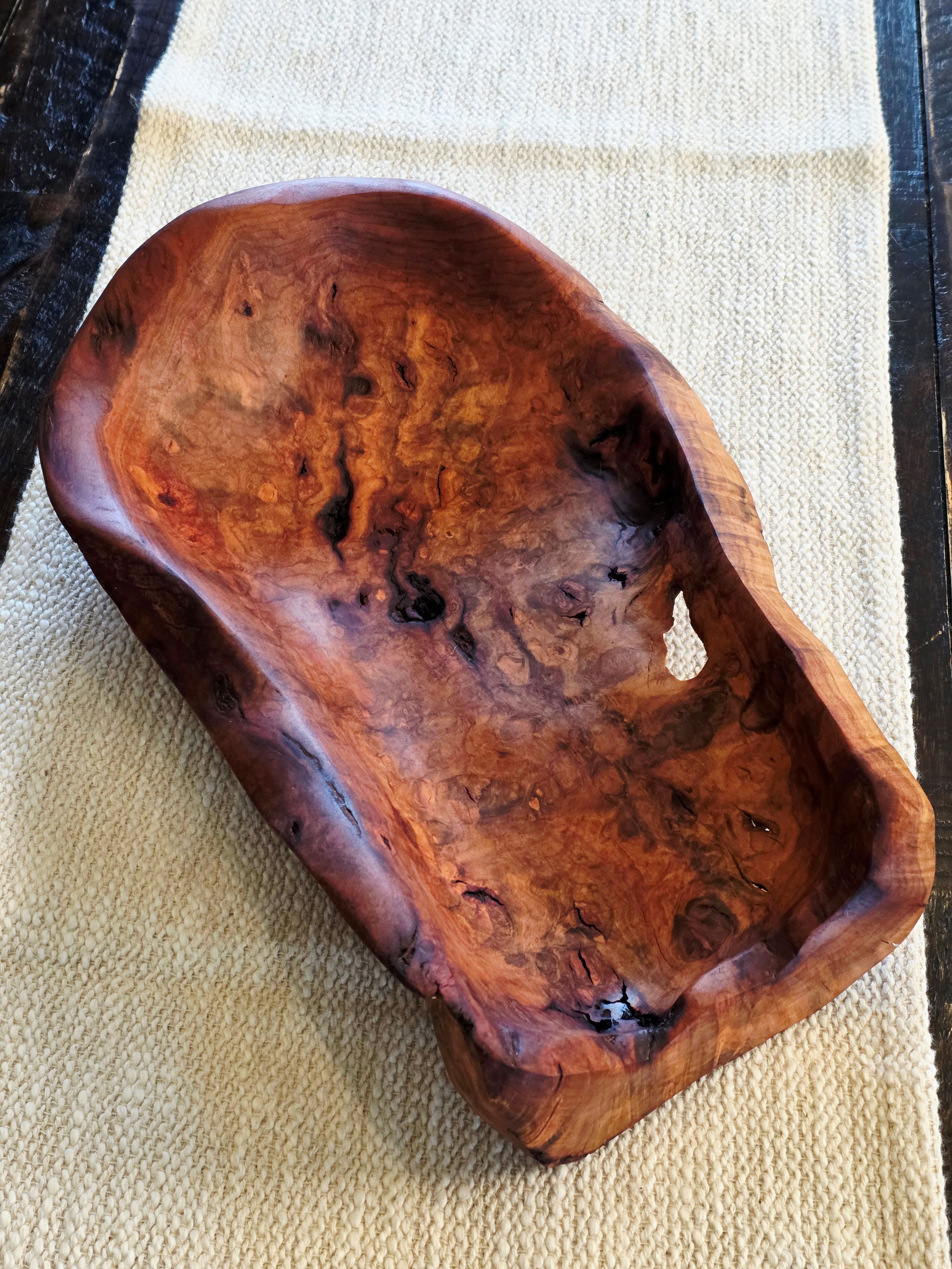 Medium Plum Wood Bowl