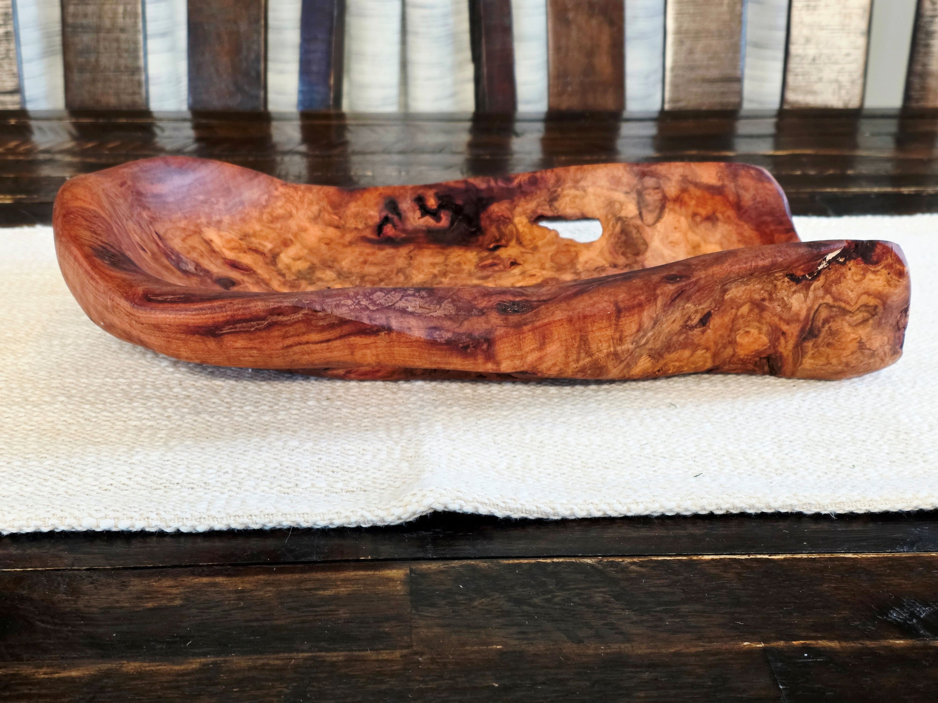 Medium Plum Wood Bowl