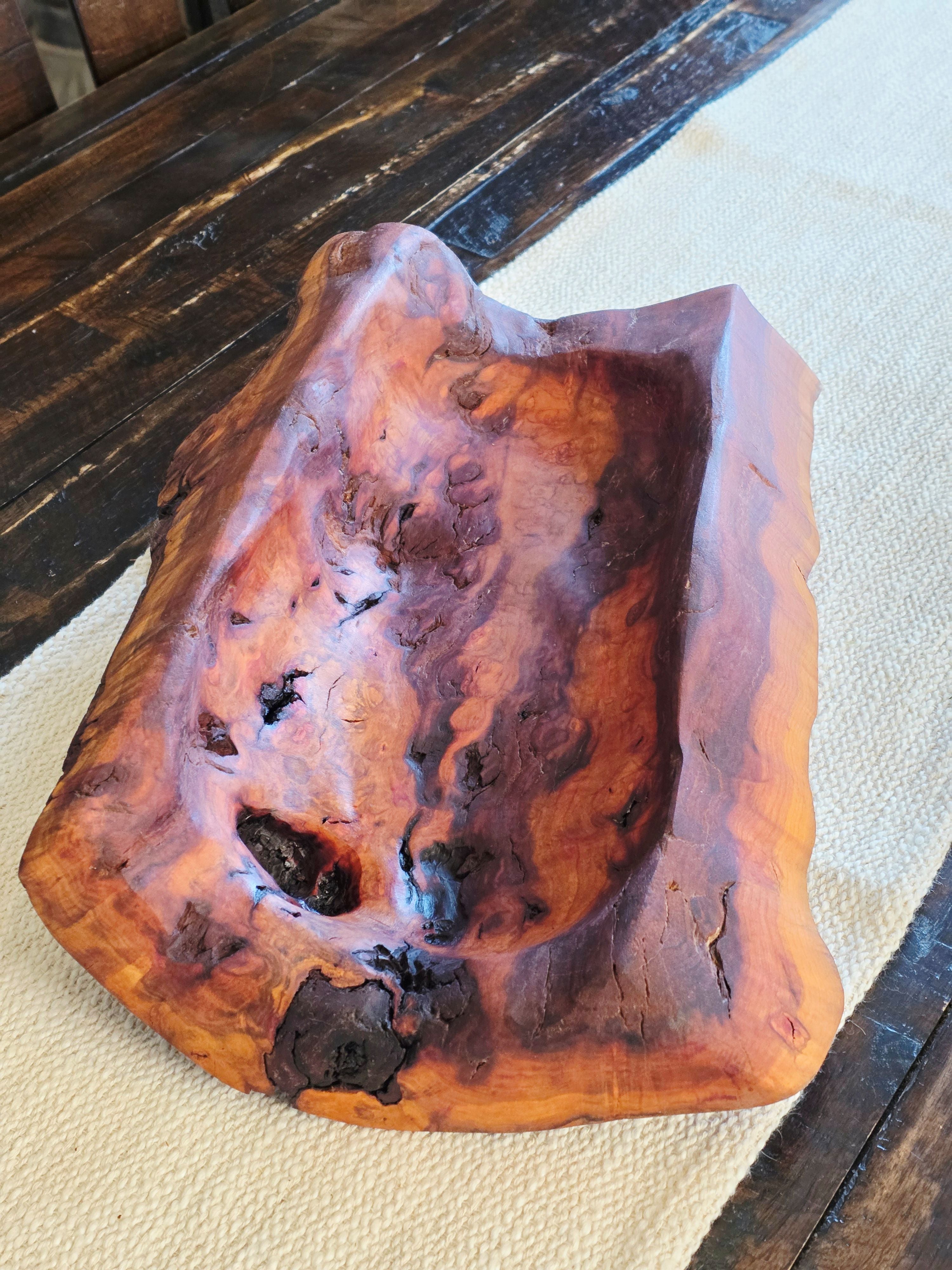 Medium Plum Wood Bowl