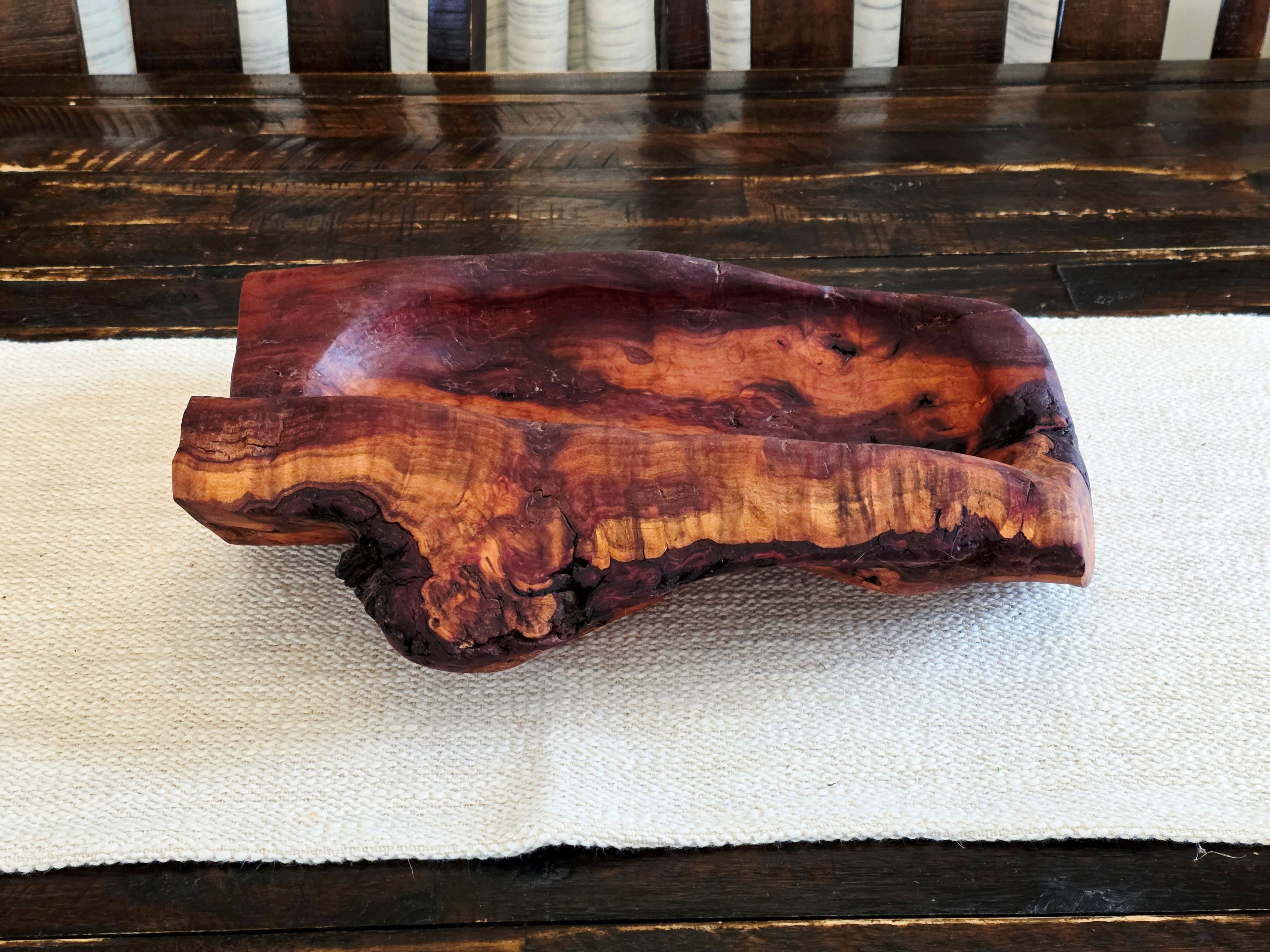 Medium Plum Wood Bowl