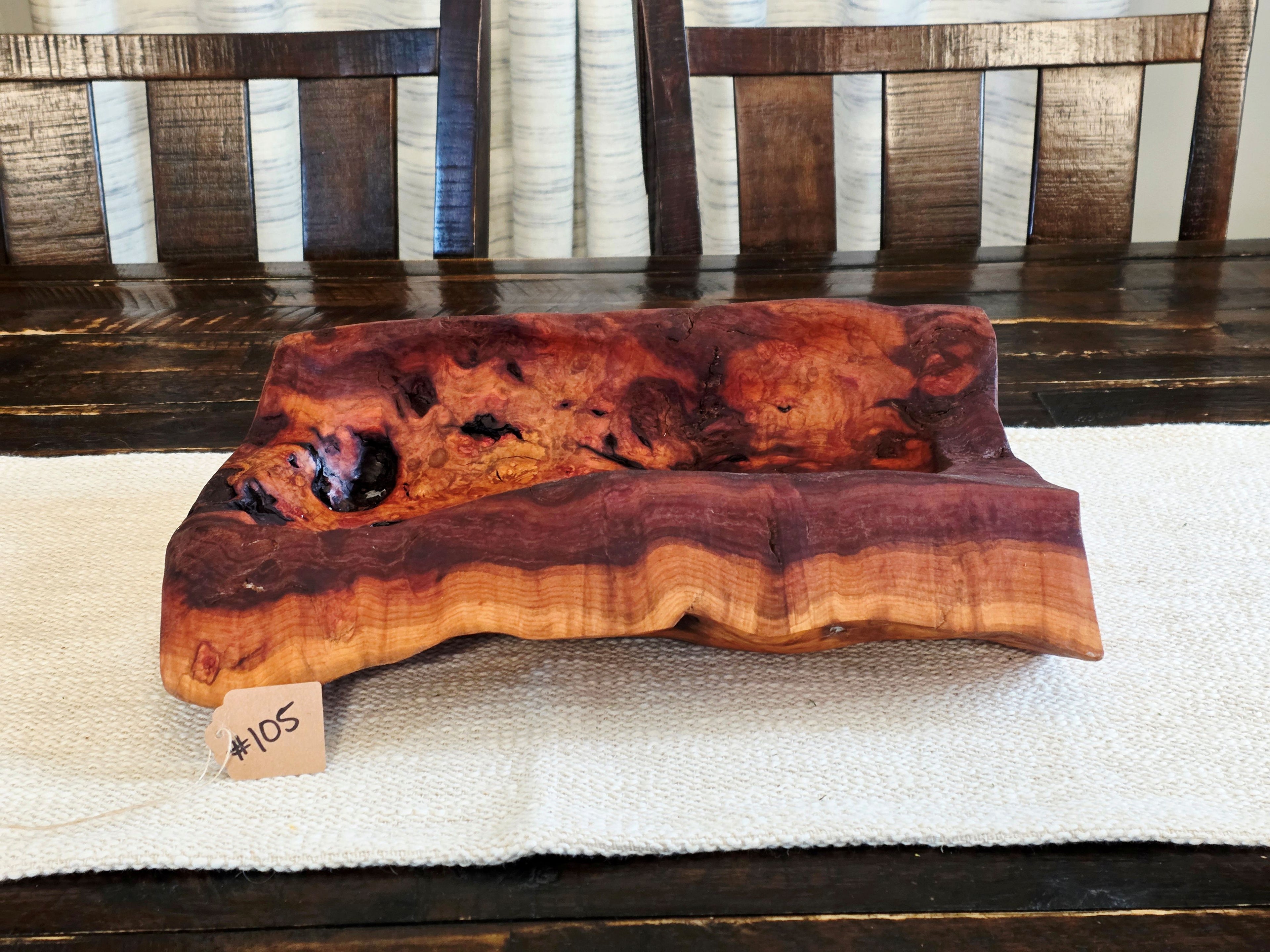 Medium Plum Wood Bowl