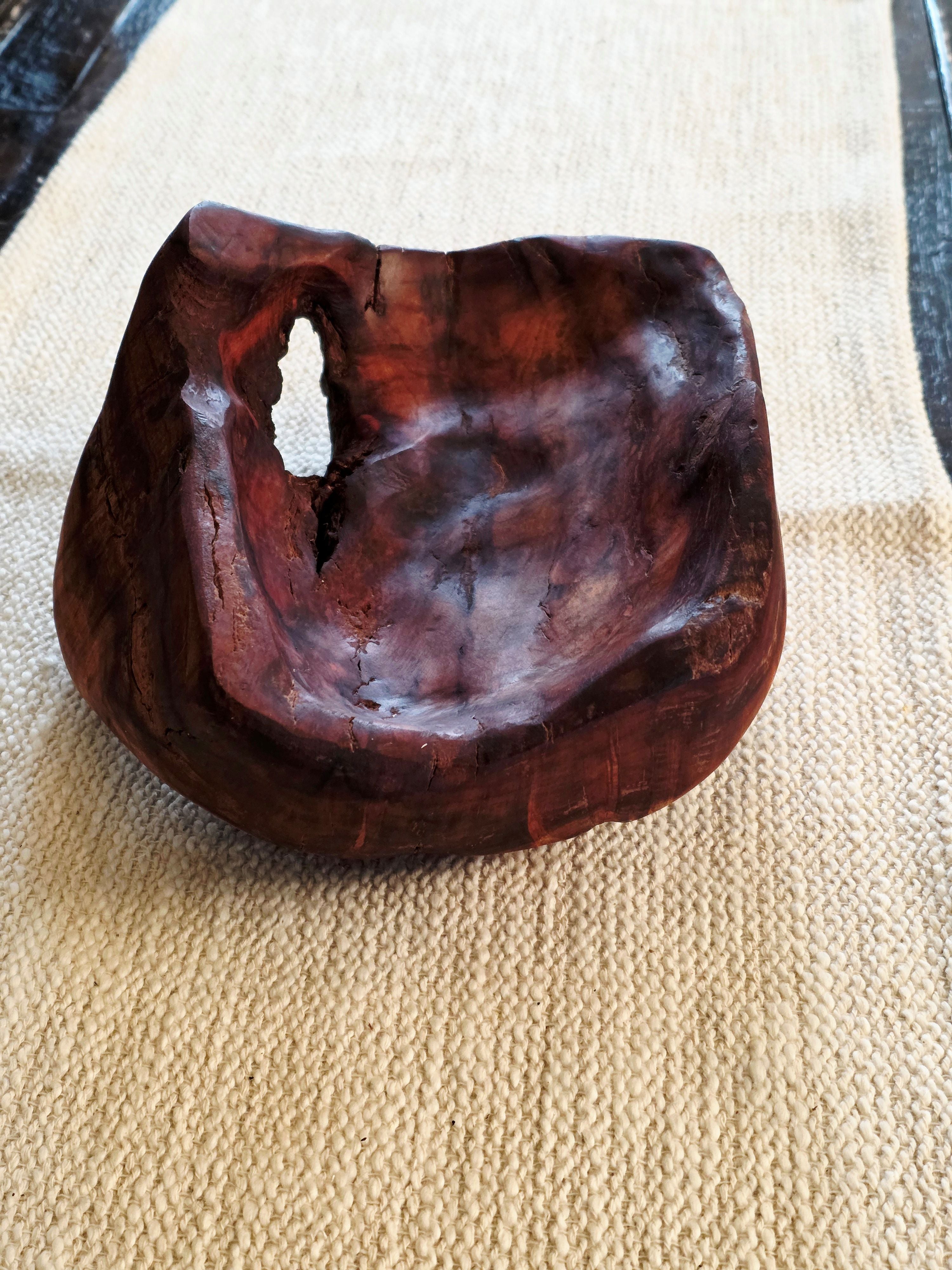 Small Plum Wood Bowl
