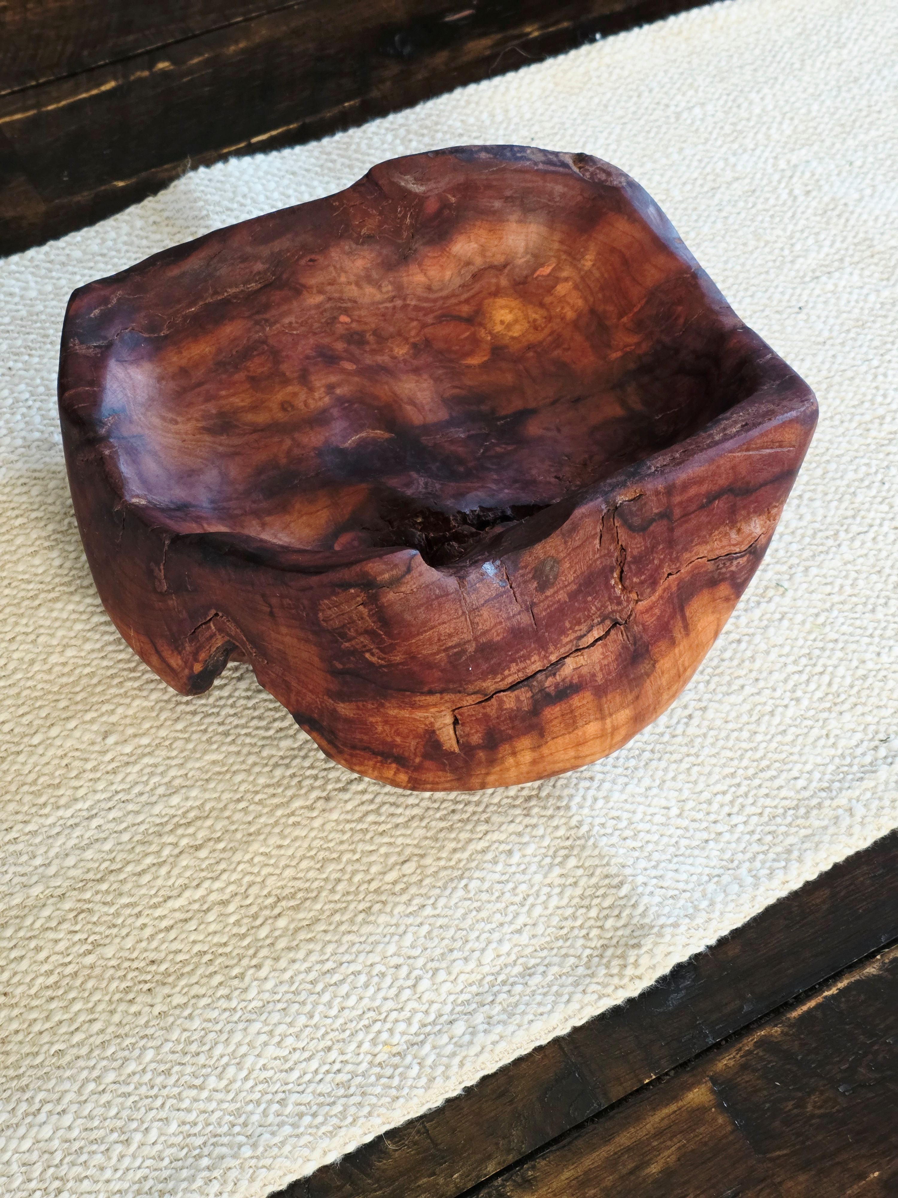 Small Plum Wood Bowl
