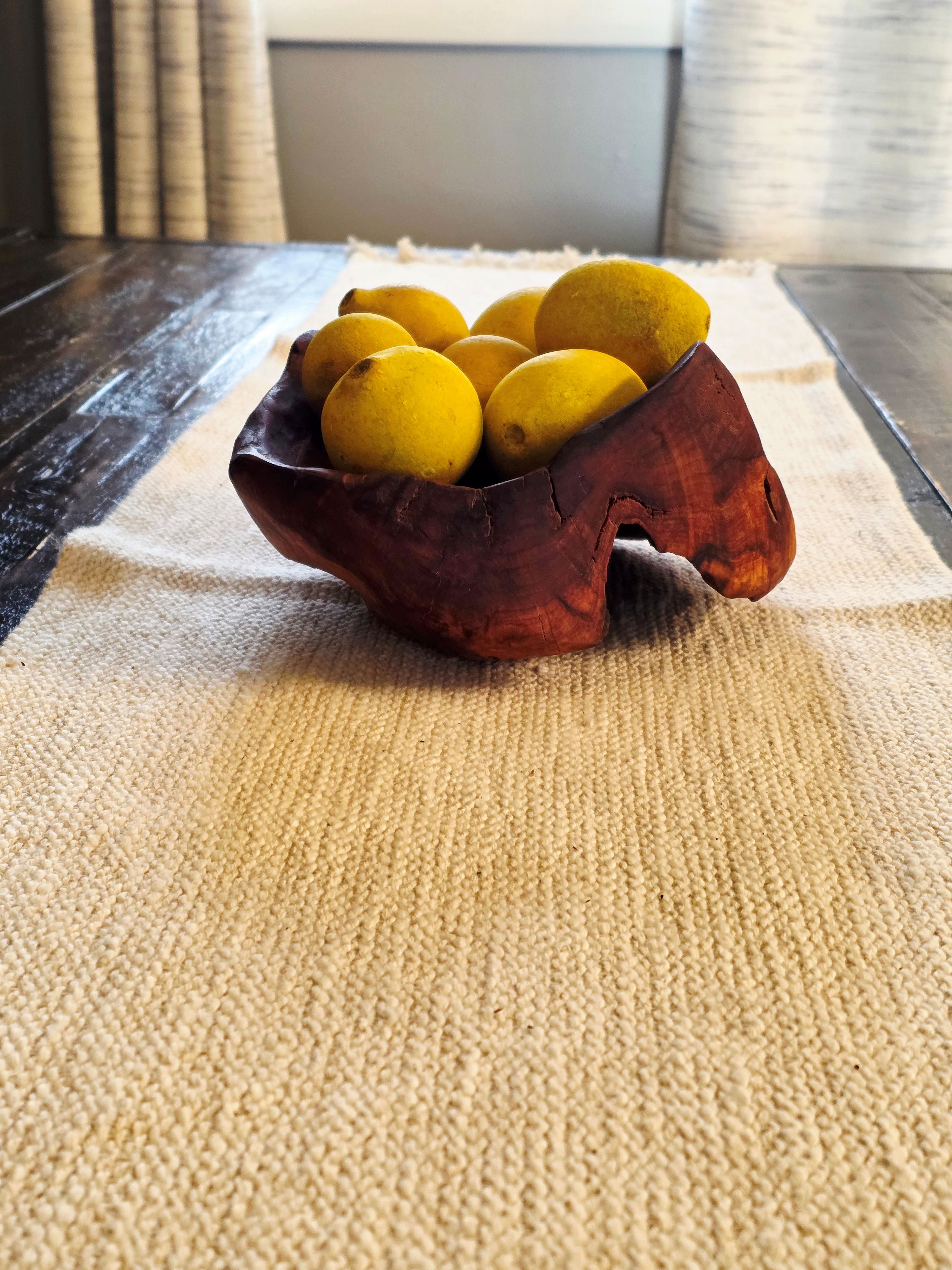 Small Plum Wood Bowl