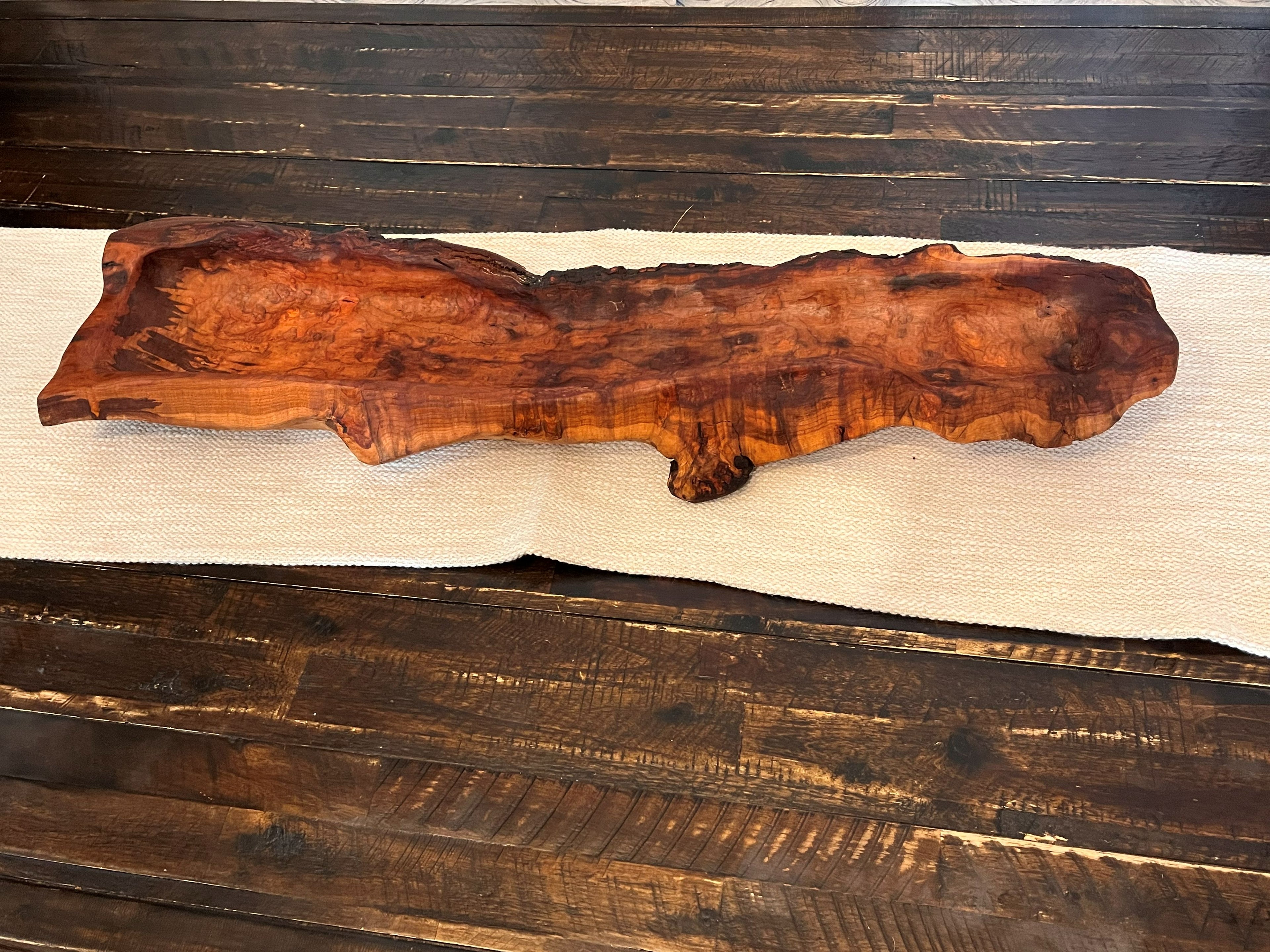 Large Plum Wood Bowl