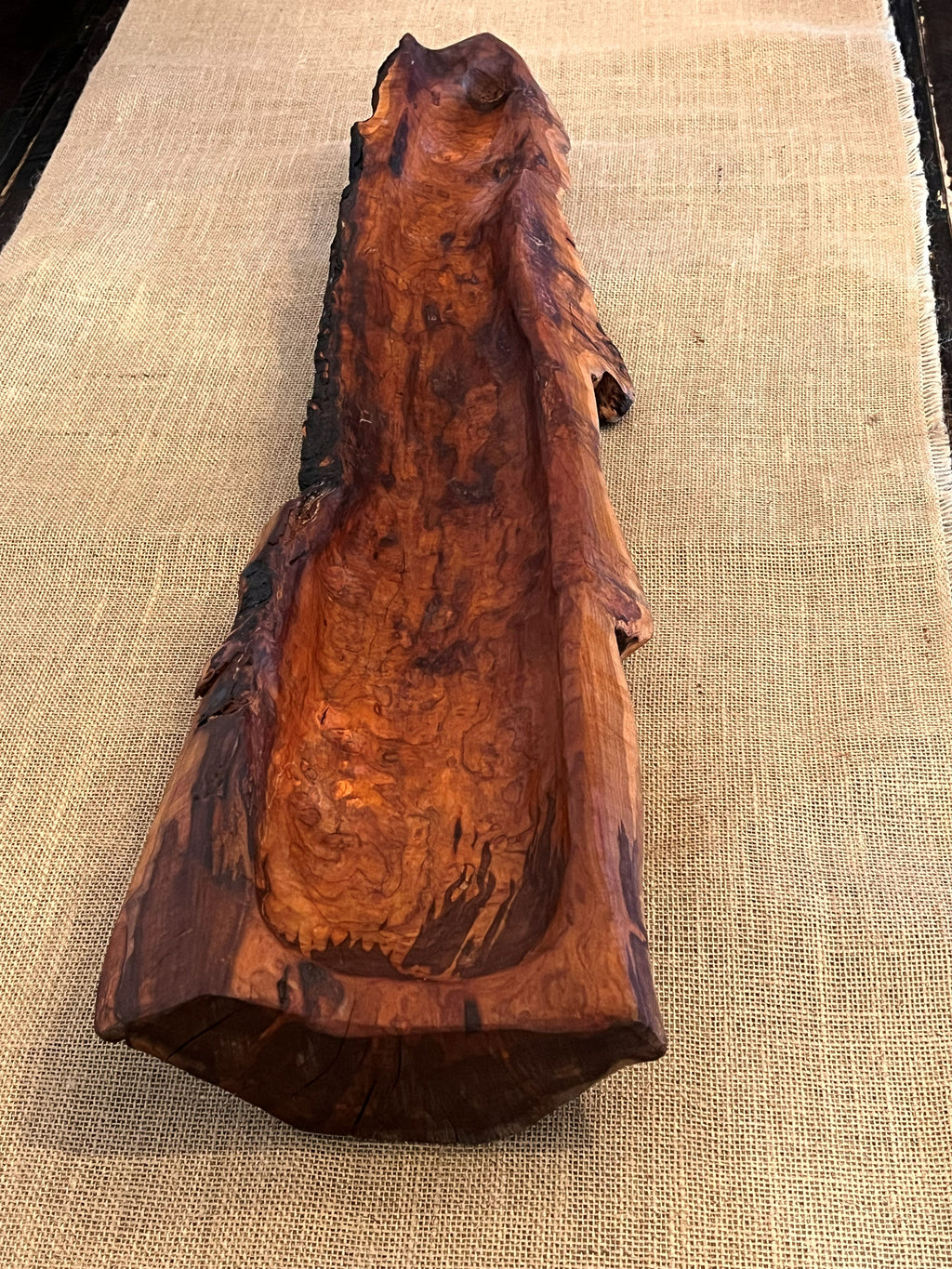 Large Plum Wood Bowl