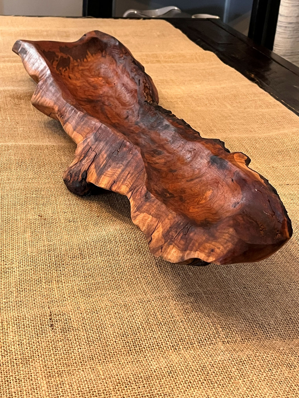 Large Plum Wood Bowl